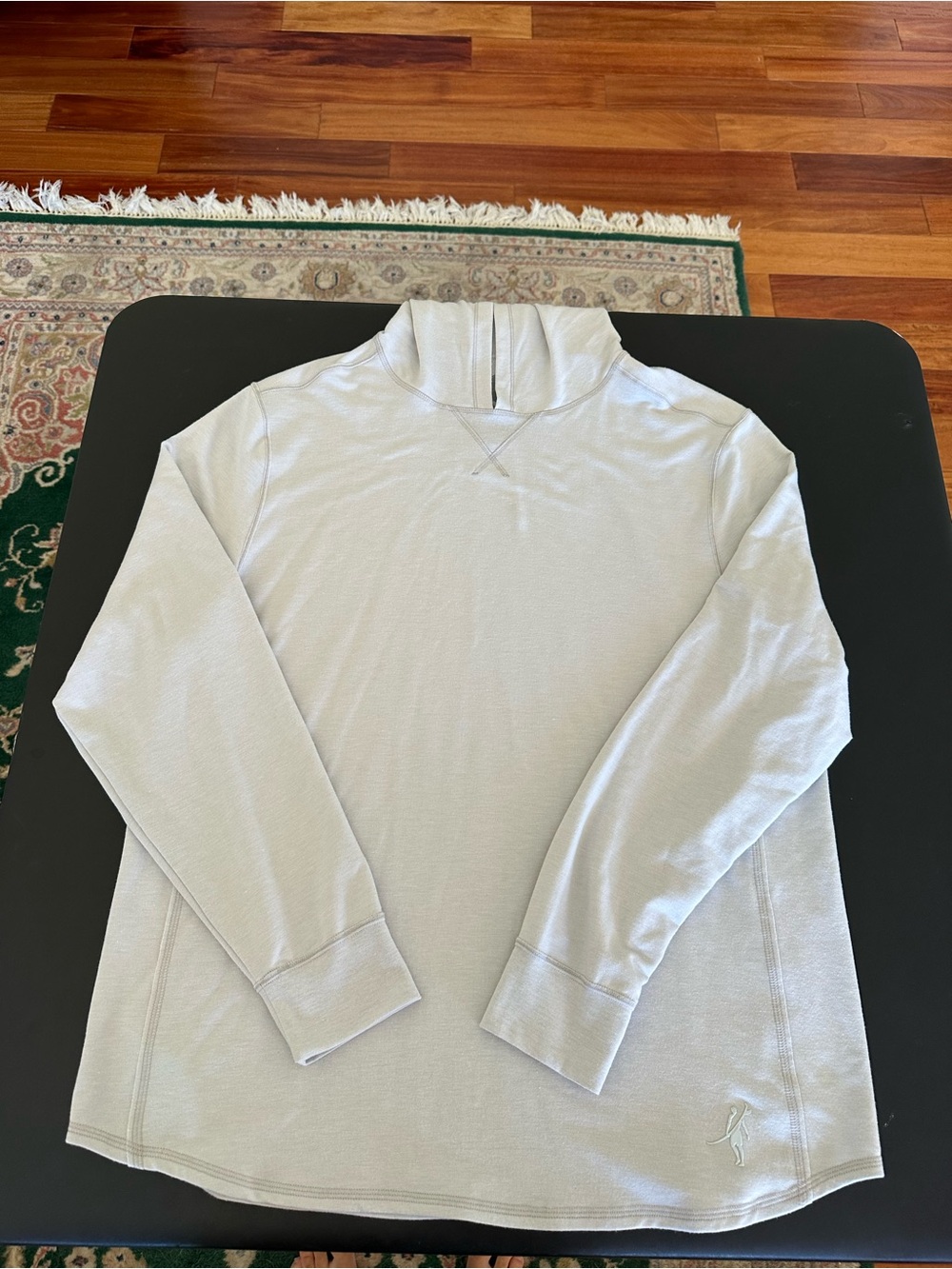 Toes On The Nose Pullover Hoodie Light Gray Surfing Performance Lightweight XL